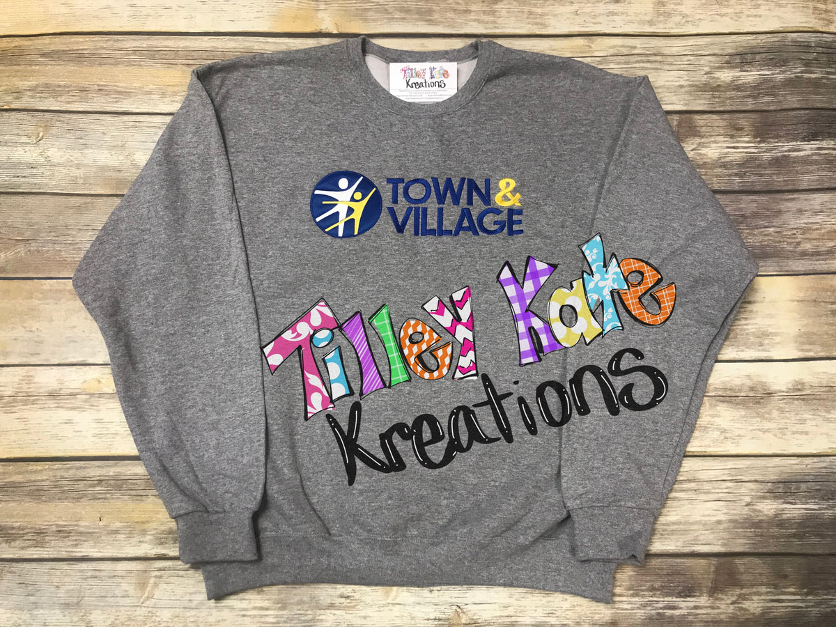 Full Logo Applique Sweatshirt