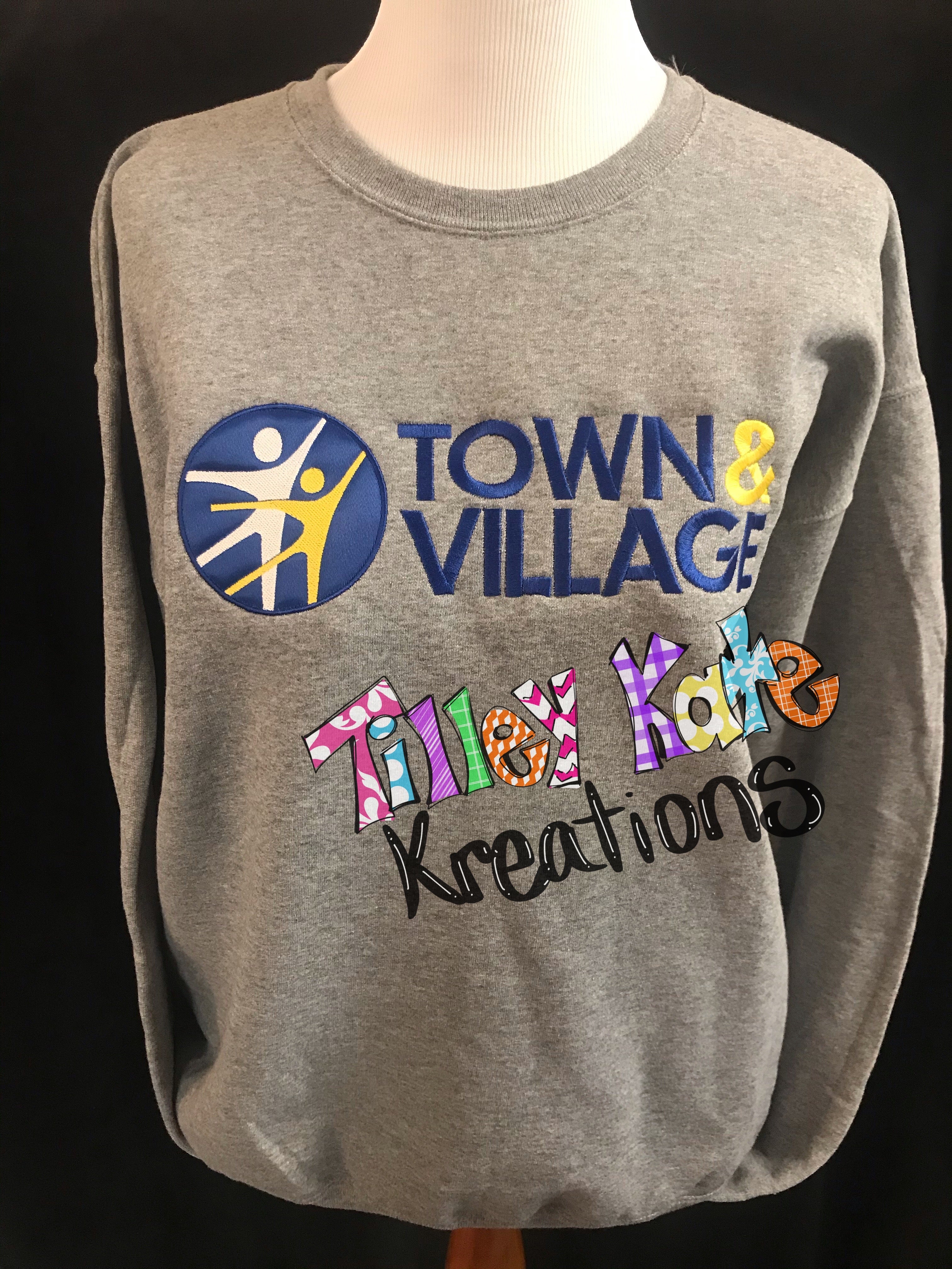 Full Logo Applique Sweatshirt – Tilley Kate Kreations